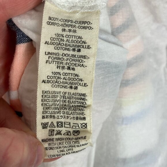 Free People Lilah Midi Dress Size XS Striped Rayon Bohemian Button Convertible - Picture 10 of 13